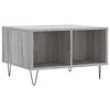 vidaXL Konferenčn&yacute; stol&iacute;k siv&yacute; dub sonoma 60x50x36,5 spracovan&eacute; drevo