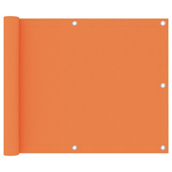 vidaXL Balkónová markíza, oranžová 75x500 cm, oxfordská látka