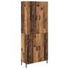 vidaXL Highboard Star&eacute; drevo 69,5 x 34 x 180 cm Kompozitn&eacute; drevo