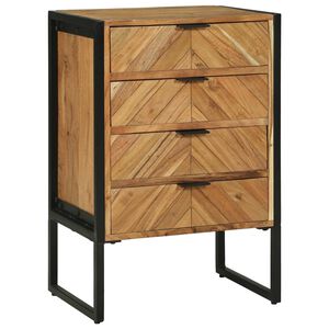 vidaXL Serv&iacute;rovacia skriňa 50 x 35 x 75 cm Ak&aacute;ciov&yacute; mas&iacute;v