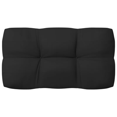 vidaXL Podložky na paletovú sedačku 7 ks čierne