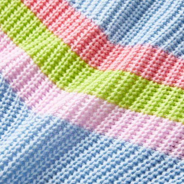 Detský sveter pletený modrý 128