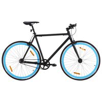 vidaXL Bicykel s pevným prevodom čierno-modrý 700c 59 cm