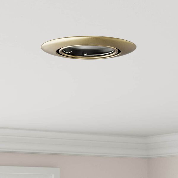 vidaXL Bodov&eacute; svetlo 6 pcs Mosadzn&aacute; 9 x 9 x 2.5 cm Kov