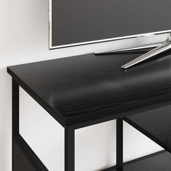 vidaXL TV skrinka Čierny dub 100 x 35 x 45 cm