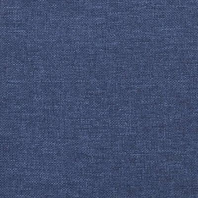 vidaXL Čelo postele so záhybmi modrý 183x16x78/88 cm látka