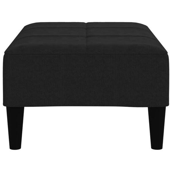 vidaXL Sedadlo čierne z mikrovl&aacute;kna