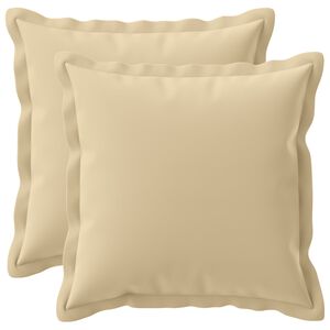 vidaXL Poťah na podložku 2 ks HOUTEN B&eacute;žov&aacute; 30 x 30 cm Polyester