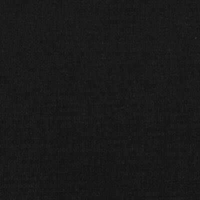 vidaXL Čelá postele 4 ks čierne 90x5x78/88 cm látka