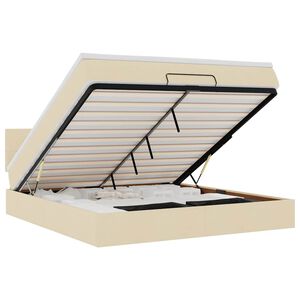 VidaXL Osmansk&aacute; posteľ s kr&eacute;mov&yacute;m matracom 160x200cm L&aacute;tka