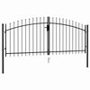 vidaXL Plotov&aacute; br&aacute;na Woerden s dvojit&yacute;mi dverami a hrotov&yacute;m vrchom 299,5x174,5 cm