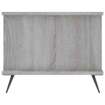 vidaXL Konferenčný stolík sivý sonoma 90x50x40cm kompozitné drevo