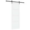 vidaXL Posuvn&eacute; dvere ORKDAL Biela a čierna 83 x 232 cm