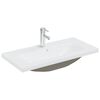 vidaXL Vstavan&eacute; um&yacute;vadlo s bat&eacute;riou 81x39x18 cm keramika biele