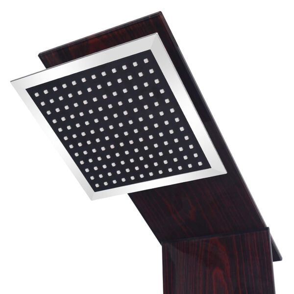 vidaXL Hned&yacute; sprchov&yacute; panel, sklenen&yacute; dizajn