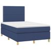 vidaXL Boxspring posteľ s matracom modr&aacute; 120x190 cm l&aacute;tka