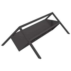vidaXL Žľab na krmivo pre hospod&aacute;rske zvierat&aacute; Čierna 111 x 76 x 38 cm