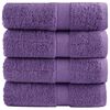 vidaXL Pr&eacute;miov&eacute; uter&aacute;ky pre host&iacute; SOLUND 4 ks fialov&eacute; 30x50 cm 600 g/m&sup2;