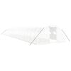 vidaXL F&oacute;liovn&iacute;k s oceľov&yacute;m r&aacute;mom biely 88 m&sup2; 22x4x2 m