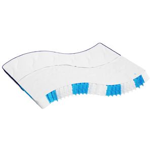 vidaXL Ta&scaron;tičkov&yacute; pružinov&yacute; matrac stredne tvrd&yacute; 160x200 cm Super King