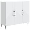 vidaXL Serv&iacute;rovacia skriňa Biela 89 x 34,5 x 80 cm Kompozitn&eacute; drevo