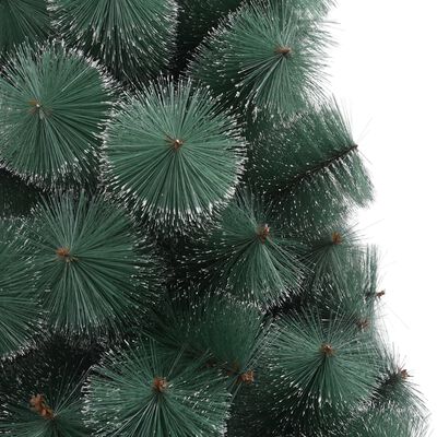 vidaXL Osvetlený umelý vianočný stromček+stojan, zelený 150 cm, PET