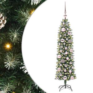 vidaXL Umel&yacute; chud&yacute; vianočn&yacute; strom Zelen&aacute; a biela 120 cm