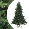 vidaXL Umel&yacute; Skl&aacute;pac&iacute; Vianočn&yacute; Stromček 120 cm PVC a kov Zelen&aacute;