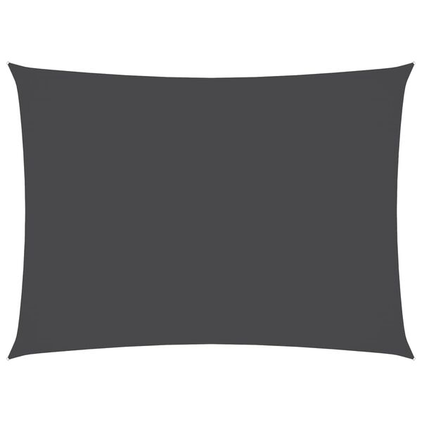 vidaXL Tieniaca plachta, oxford, obdĺžniková 3x5 m, antracitová
