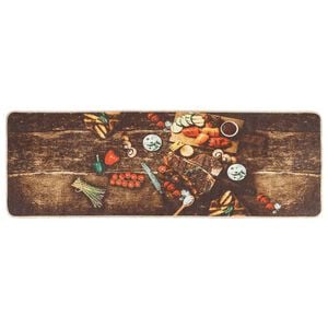 vidaXL Kuchynsk&yacute; koberec viacfarebn&yacute; 60x180 cm um&yacute;vateľn&yacute; proti&scaron;mykov&yacute;