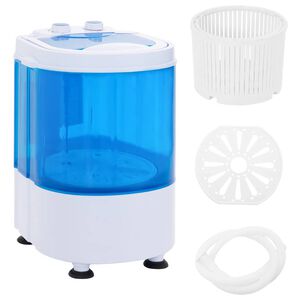 vidaXL Mini pr&aacute;čka, jeden bubon, 2,6 kg