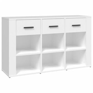 vidaXL Komoda biela 100x30x59,5 cm spracovan&eacute; drevo