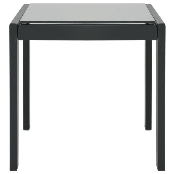 vidaXL Záhradné ležadlá 2 ks so stolíkom, textilén a oceľ