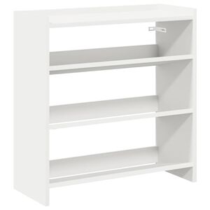 vidaXL Reg&aacute;l na top&aacute;nky biely 60x25x62 cm spracovan&eacute; drevo