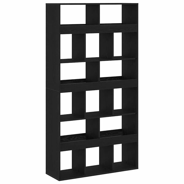 vidaXL Knižnica 2 pcs Čierny dub 100 x 33 x 187,5 cm