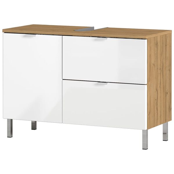 Germania Skrinka pod um&yacute;vadlo GW-Mauresa 34x80x56cm dub grandson biela