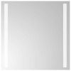 vidaXL LED k&uacute;peľňov&eacute; zrkadlo 40x40 cm