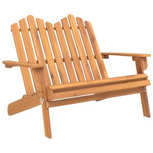 vidaXL Adirondack Z&aacute;hradn&aacute; lavička 126 cm mas&iacute;vne ak&aacute;ciov&eacute; drevo