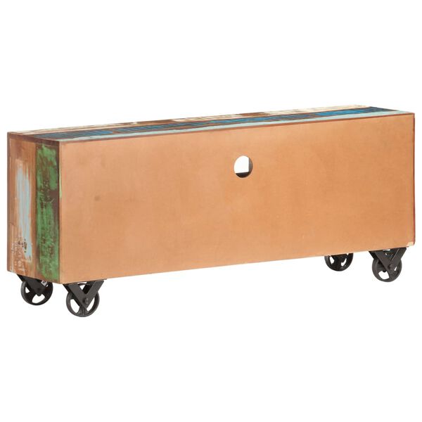 vidaXL TV skrinka 120x30x50 cm recyklovaný masív