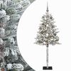 vidaXL Umel&yacute; vianočn&yacute; stromček s guľami 120 cm 150 LED Tepl&aacute; biela