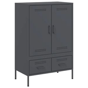 vidaXL Vysok&aacute; skrinka antracit 68x39x101,5cm oceľ