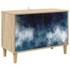 vidaXL TV skrinka RAALTE 69 x 33 x 50 cm Sonoma Kompozitn&eacute; drevo