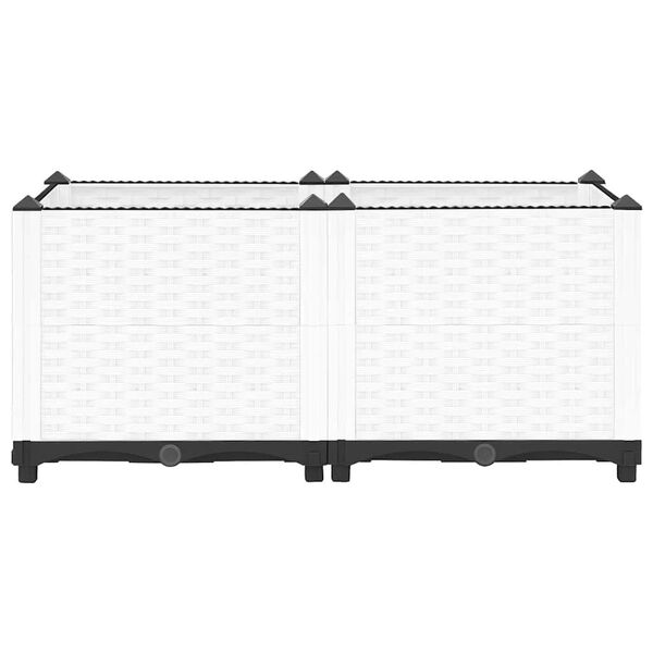 vidaXL Vyvýšený záhon 80x40x38 cm polypropylén