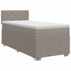 vidaXL Posteľ boxspring s matracom Sivohned&aacute; 100 x 200 cm L&aacute;tka