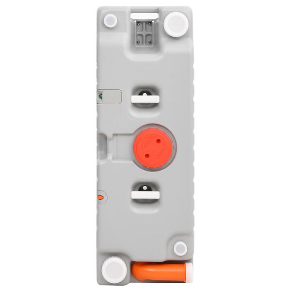 vidaXL N&aacute;drž na vodu na kolieskach pre kempovanie siv&aacute; 75 l