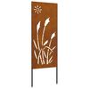 vidaXL Z&aacute;hradn&aacute; clona na s&uacute;kromie Rezac&iacute; Hrdzav&yacute; 50 x 140 cm