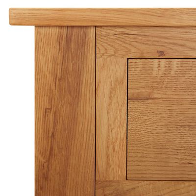 vidaXL Toaletný stolík 118x40x77 cm masívne dubové drevo