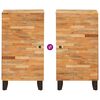 vidaXL Bočn&aacute; skrinka Hned&aacute; 40 x 33 x 75 cm Mas&iacute;vne mango drevo
