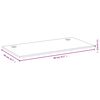 vidaXL Doska stola 80x40x1,5 cm bambus