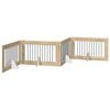 vidaXL Skladacia psia br&aacute;na so stojanmi 4 pcs Dub sonoma 401 cm